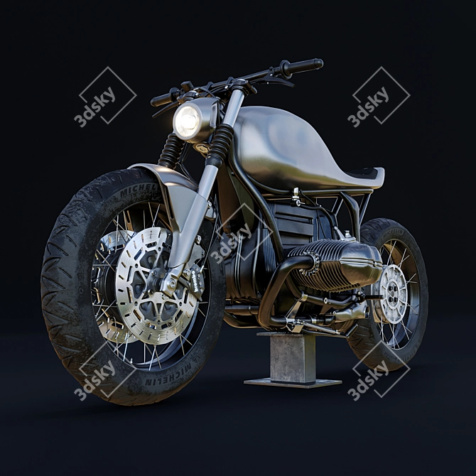 Vagabund V07 BMW R100R Custom 3D model image 1