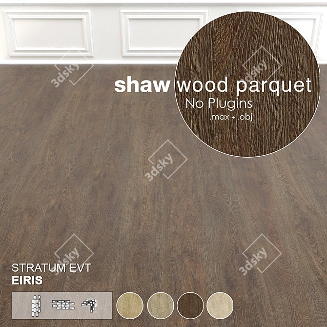 Shaw Wood Parquet Collection 3D model image 1