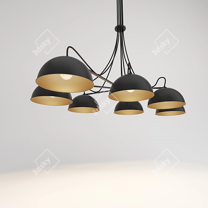 IllumiSteps Ceiling Light 3D model image 2