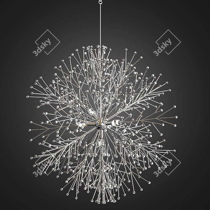 Dunkirk Chandelier: Timeless Elegance 3D model image 1