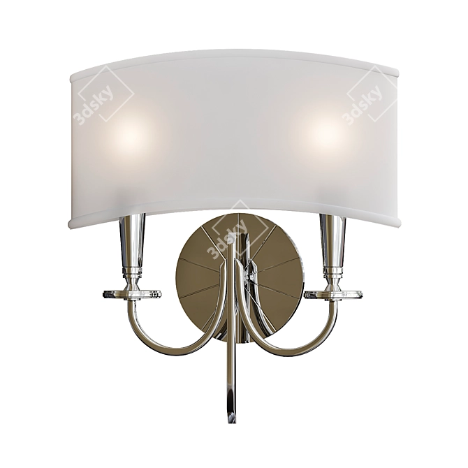 Elegant Downing Wall Sconce 3D model image 1