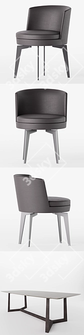 Elevate Your Space: Feel Good Chair & Gipsy Table 3D model image 2