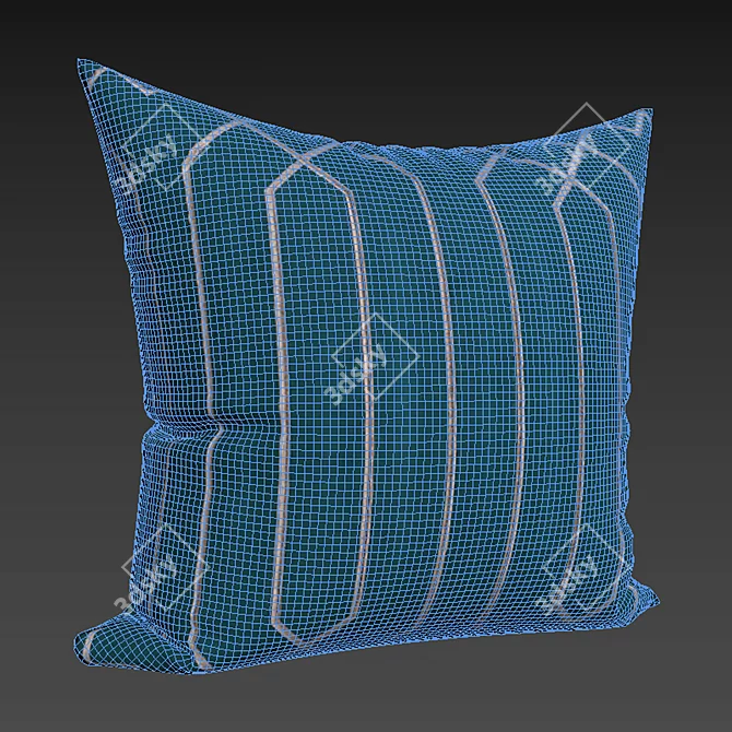 Skyline Decorative Pillow Set 3D model image 2