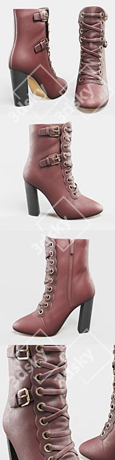 Title: Chloe Women's Boots 3D model image 2