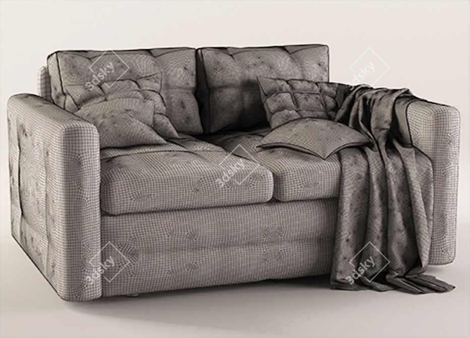 Blest Indi - Compact and Stylish Sofa 3D model image 3