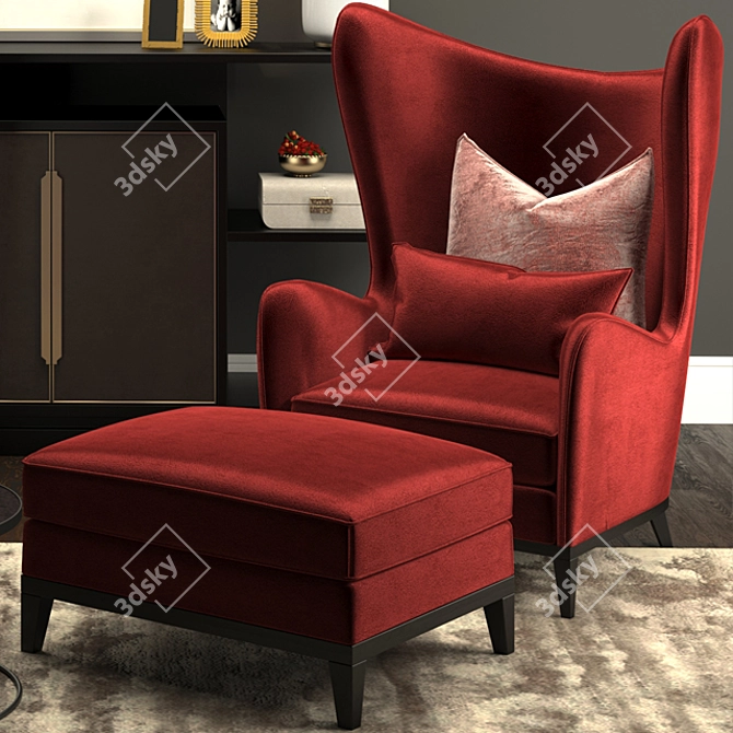 Christmas Deco Set | Luxurious Living Furniture 3D model image 2