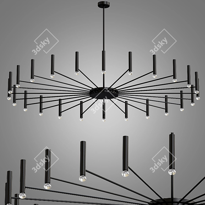 Modern Oty Light POP P40 Chandelier 3D model image 1