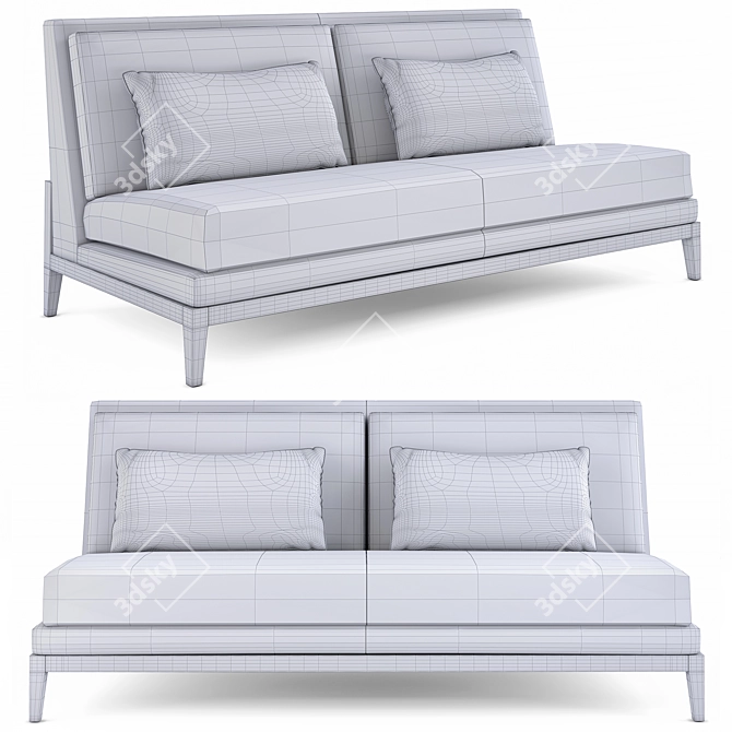 Modern Comfort: Joseph Jeup Alton Sofa 3D model image 3