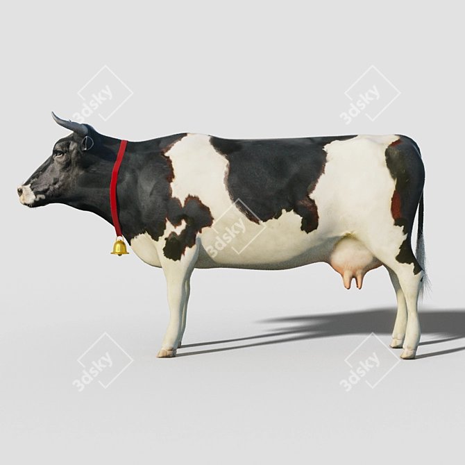 "Masha" - The Cute Cow 3D model image 1