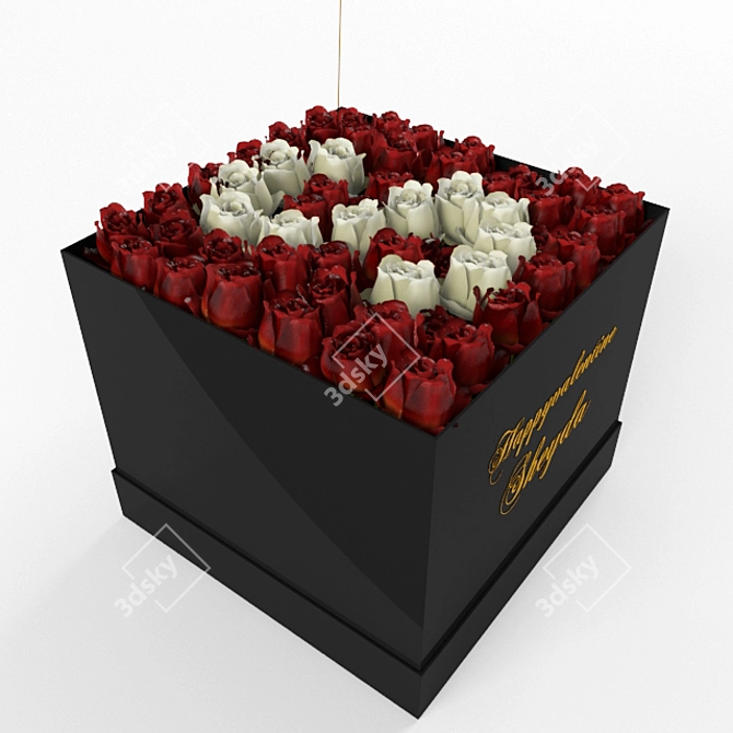 Love Initials Set 3D model image 2