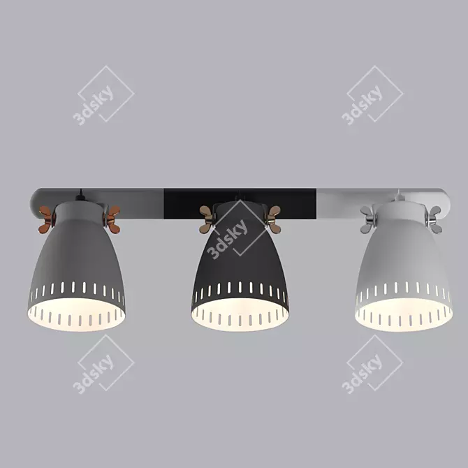 Title: Camelion New York WML-428-3 Wall Light 3D model image 1