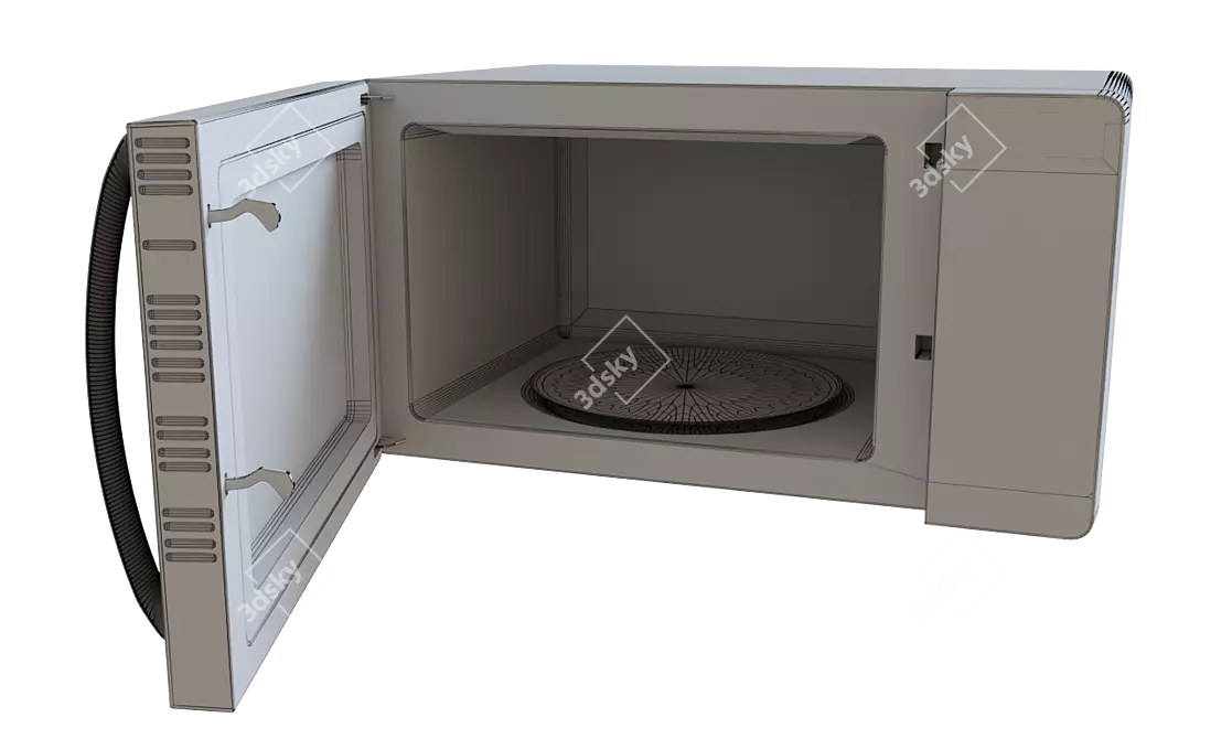 QuickHeat Microwave 3D model image 3