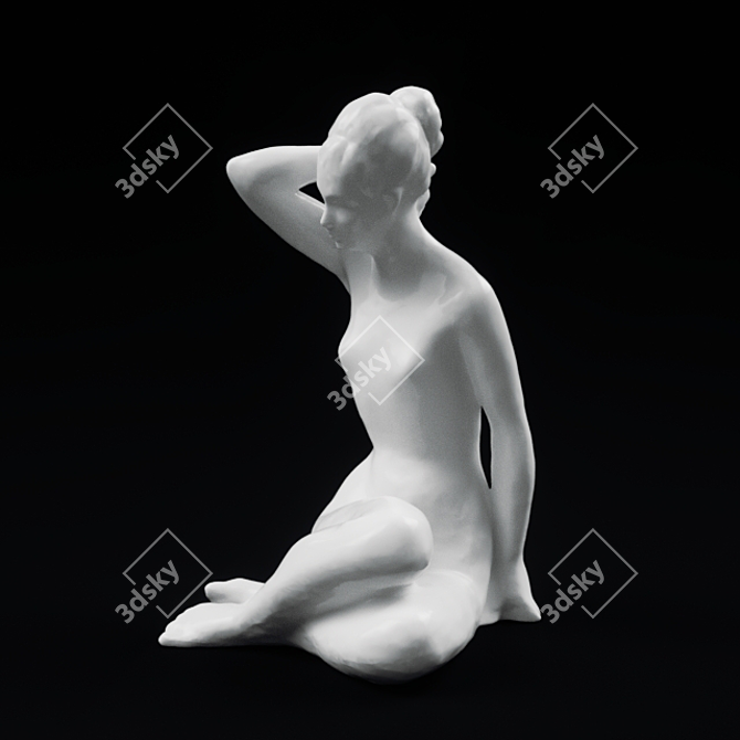 KERA 3D Resting Goddess 3D model image 1