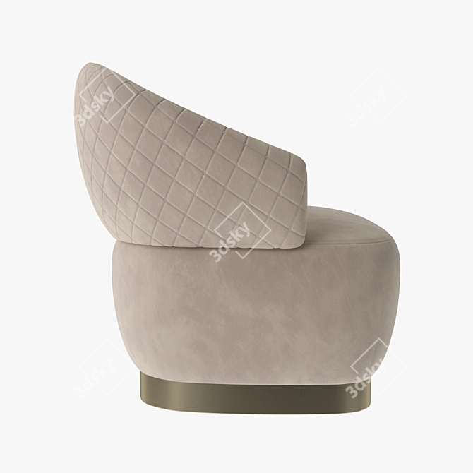 Modern Sophistication: Sophie Contemporary Sofa 3D model image 2