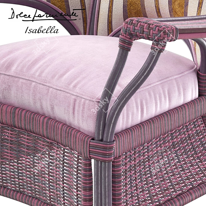 Elegant Isabella Sofa - Perfect Blend of Comfort and Style 3D model image 2