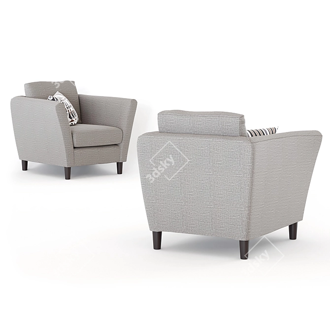 Stylish and Comfortable Ikea BANKERYD 3D model image 2