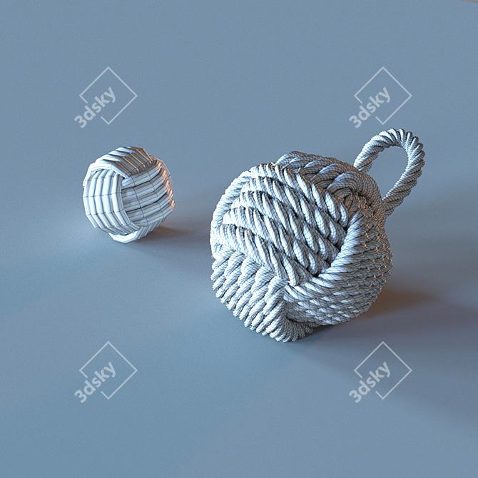 Monkey Knot Decor Set 3D model image 3