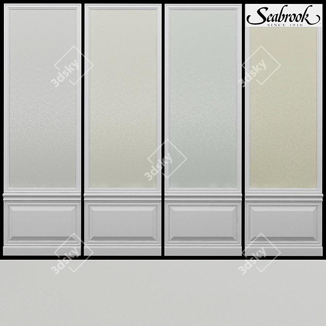 Seabrook Eco Chic II: USA-Made Acrylic Coated Paper 3D model image 1