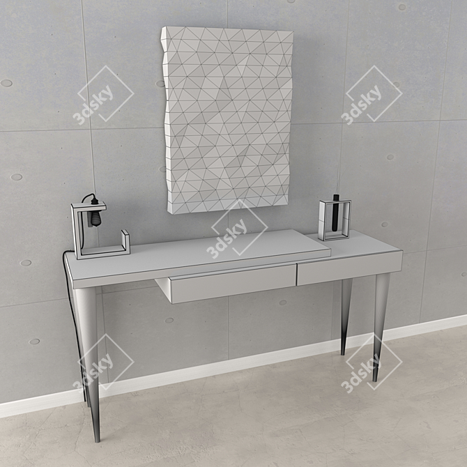 Lustrous Flex Console: elegance redefined! 3D model image 3