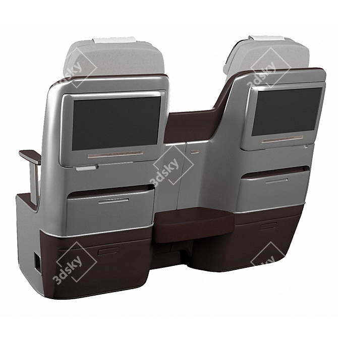 ComfortMax Airline Sleeper Seats 3D model image 2