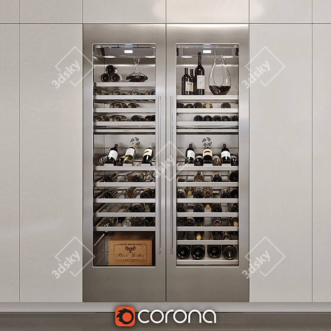 Gaggenau RW 464 Wine Fridge 3D model image 1