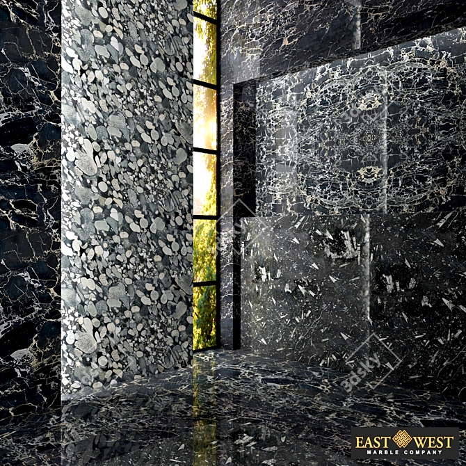 Natural Luxe Tile Collection 3D model image 1