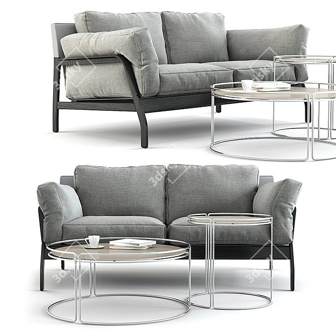 Modern Elegance: Cassina Eloro 3D model image 1