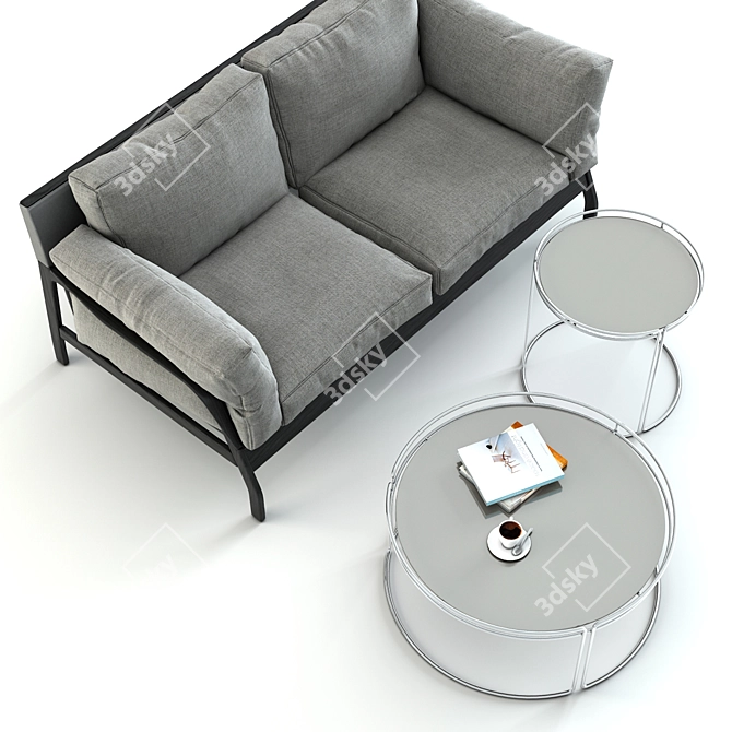 Modern Elegance: Cassina Eloro 3D model image 3