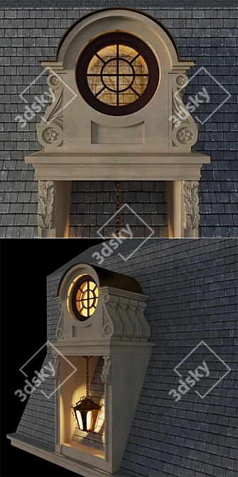 Classic Building Facade Elements | 3ds Max + OBJ 3D model image 2