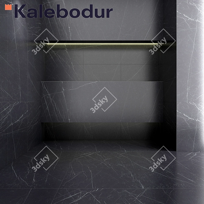 Elegant Italian Marmi Marquina 3D model image 1