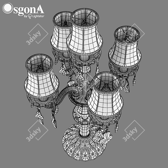 Elegant Osgona Table Lamp 3D model image 3
