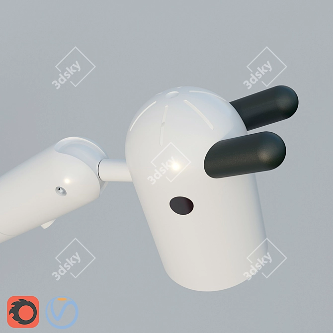 Ikea Krux Kids' Sconce 3D model image 2