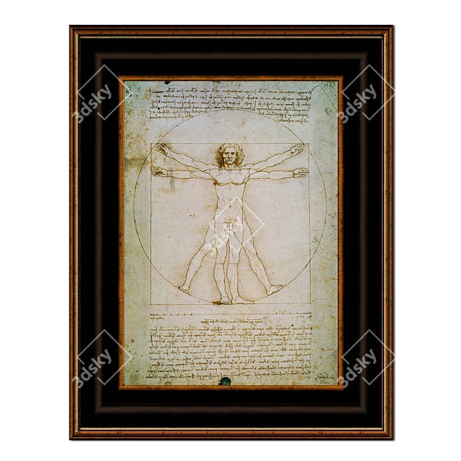 Masterpieces by da Vinci | Set 1 3D model image 2
