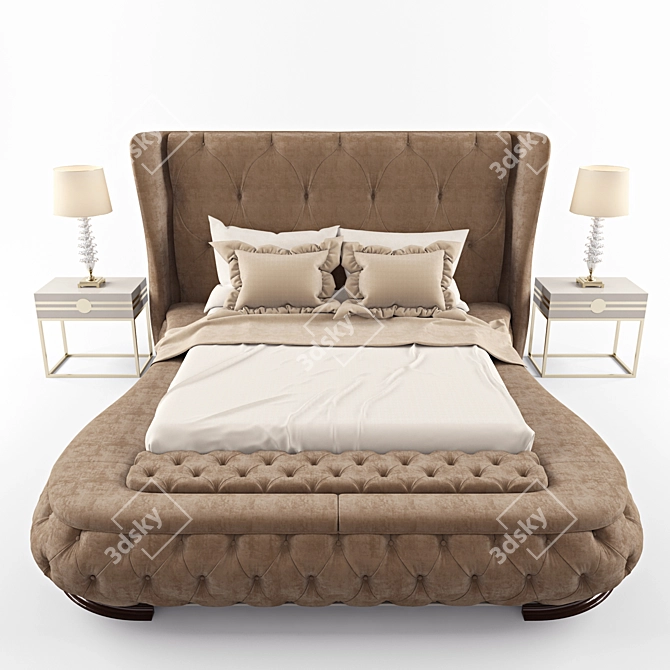 Italian Bedding Jennifer 3D model image 2