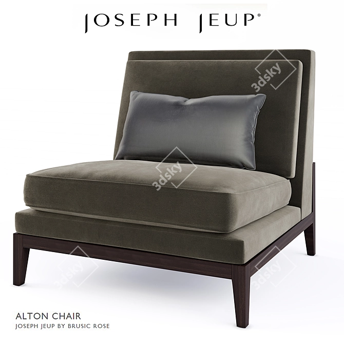 Alton Chair: Classic Comfort with Joseph Jeup 3D model image 1