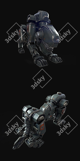 War Machine in 1960 3D model image 2