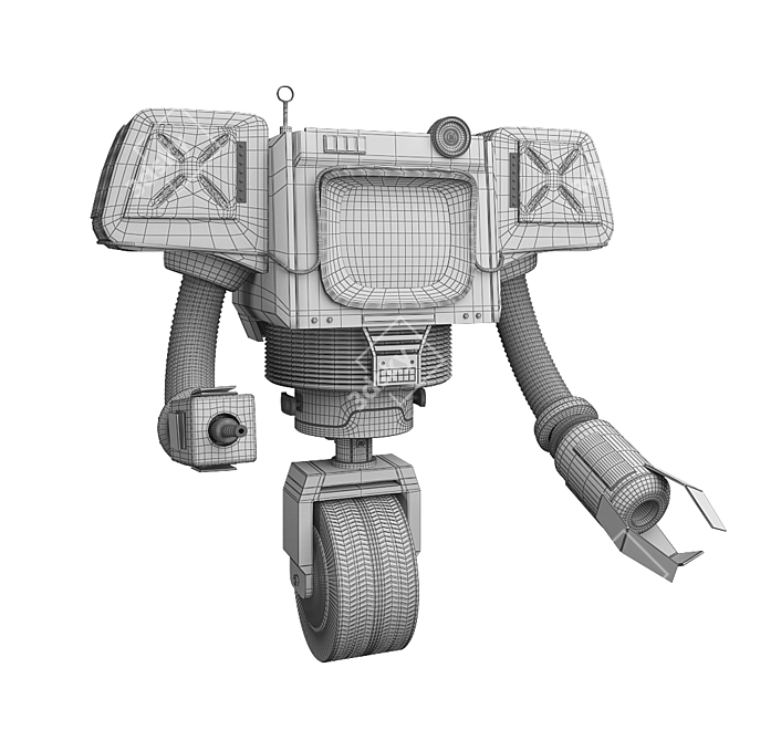 Fallout New Vegas Securitron Viktor 3D model image 3