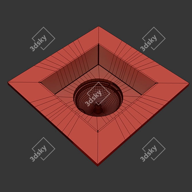 Title: Integrated Gypsum Spotlight 3D model image 3