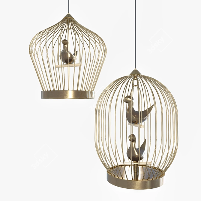 Casamania TWEE-T Pendant Light 3D model image 2