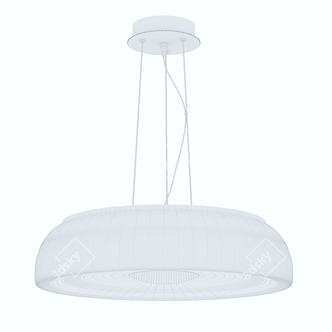 Astero Chandeliers Set: 400mm & 800mm 3D model image 3