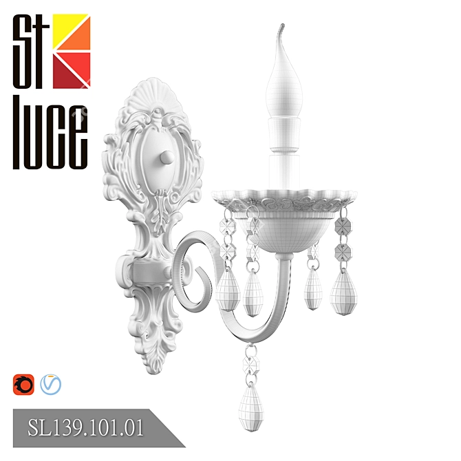 SL139.101.01 RAPIMENTO Bordovyi Dymchatyy E14 Bra 3D model image 2