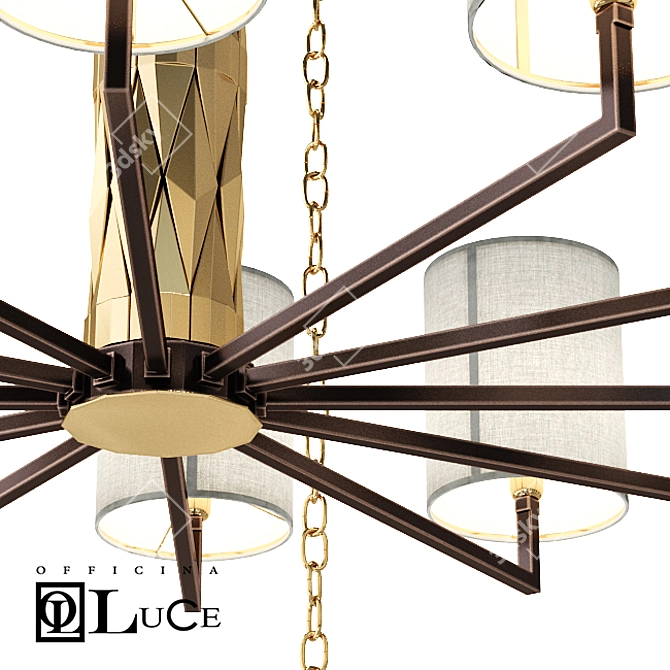 Officina Luce Flaire Lighting Set 3D model image 2