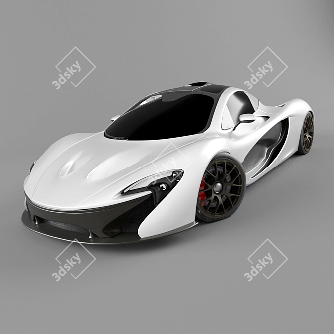 Title: Ultimate Speed Beast: McLaren P1 3D model image 1