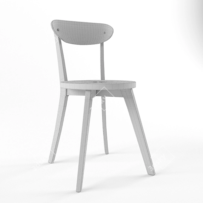 Calhoun Outdoor Dining Chair | Stylish Patio Seating 3D model image 2