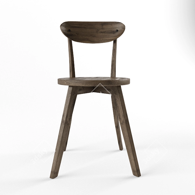 Calhoun Outdoor Dining Chair | Stylish Patio Seating 3D model image 3