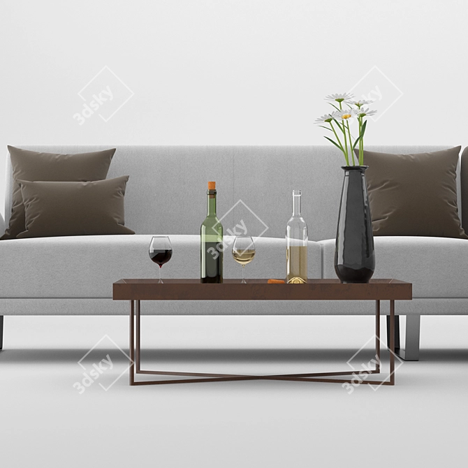 Portland Angle Set: Modular Design 3D model image 2