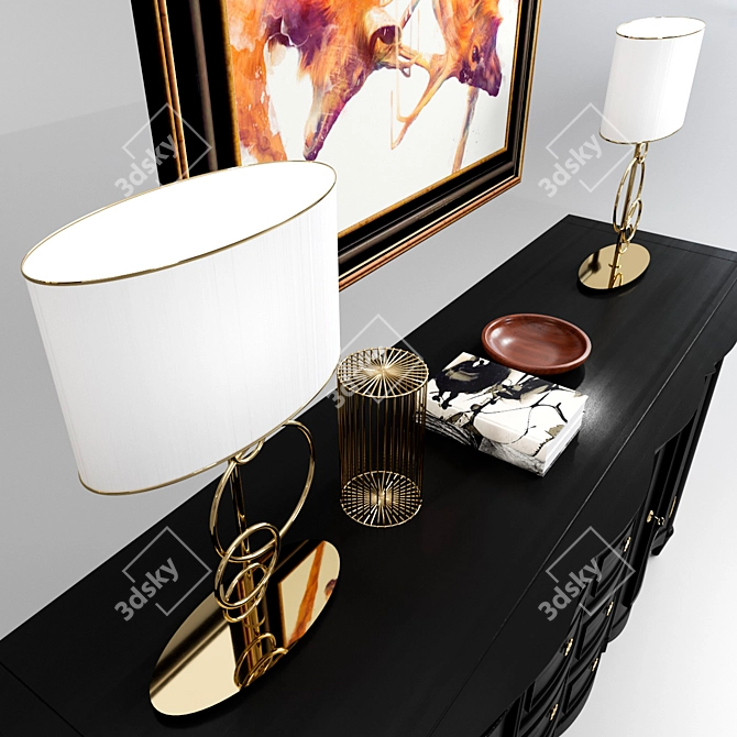 Marioni Decor Set | Citrus Collection 3D model image 3