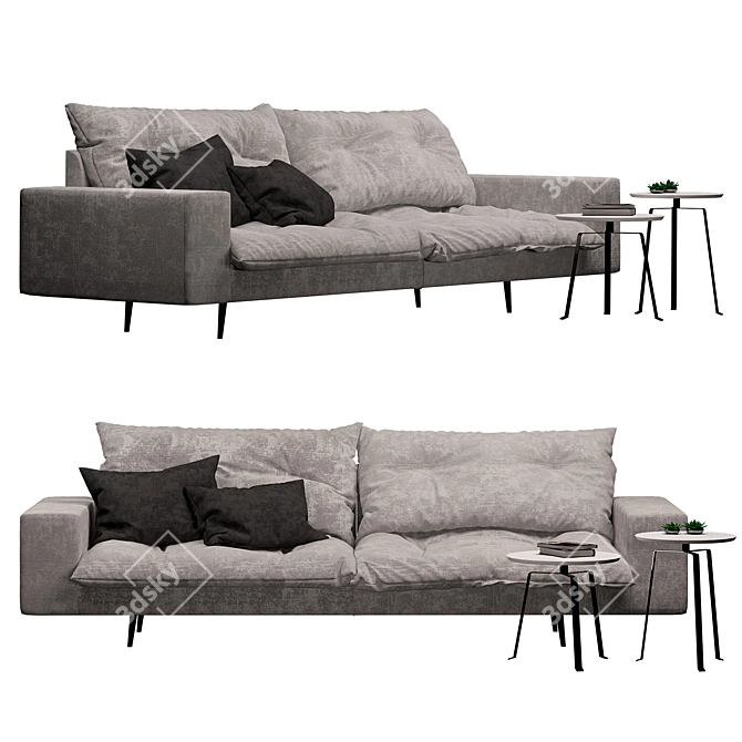 Luxury Bonaldo Avarit Sofa 3D model image 1