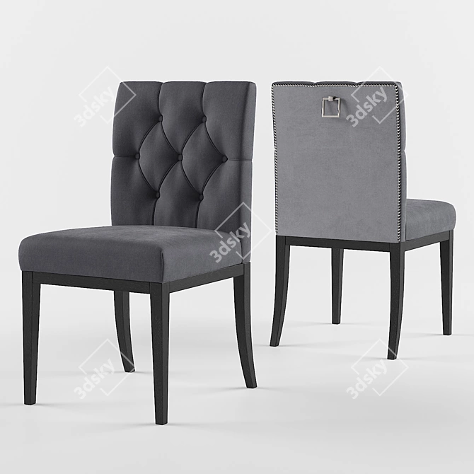 Elegant Grosvenor Dining Chair by Alter London 3D model image 1