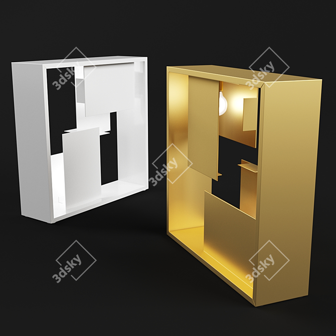 Minimalist Fato Table Lamp 3D model image 2